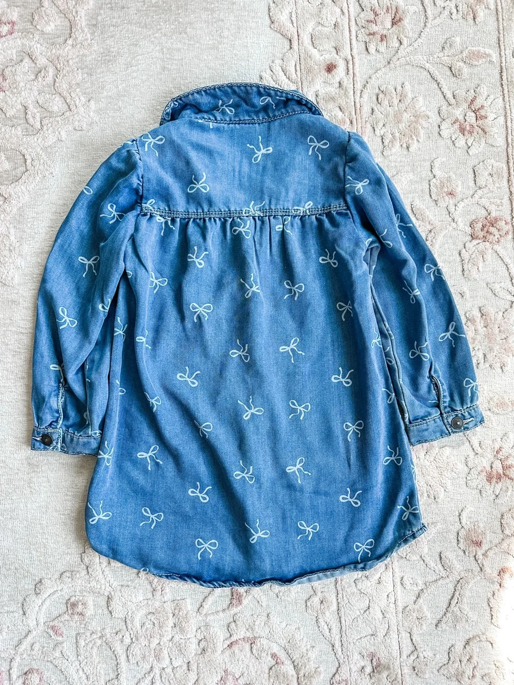 Chambray Bow Dress 5T